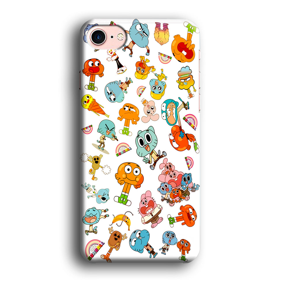 Gumball Doodle iPhone 7 Case-Phone Case-3D Case-Altracase