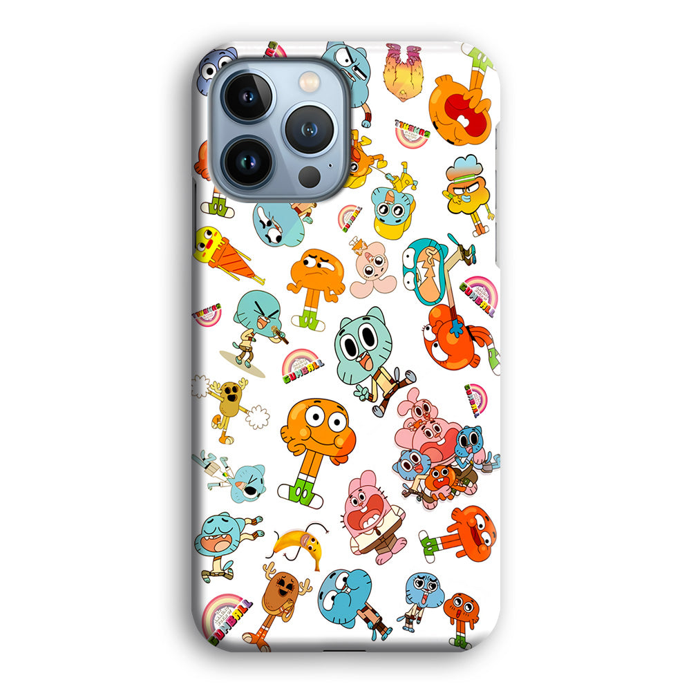 Gumball Doodle iPhone 15 Pro Max Case-Phone Case-3D Case-Altracase