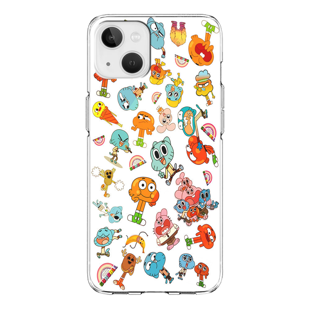 Gumball Doodle iPhone 13 Case-Phone Case-Clear Soft Case-Altracase
