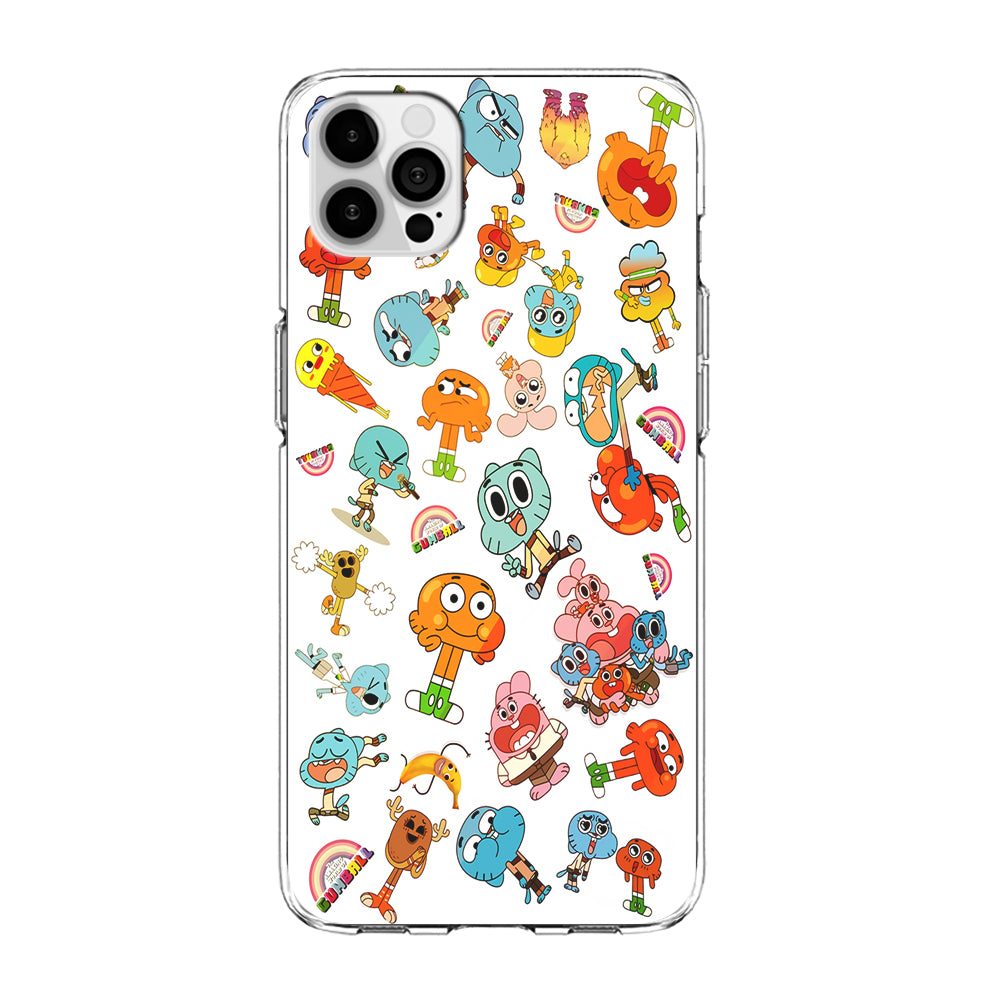 Gumball Doodle iPhone 15 Pro Max Case-Phone Case-Clear Soft Case-Altracase