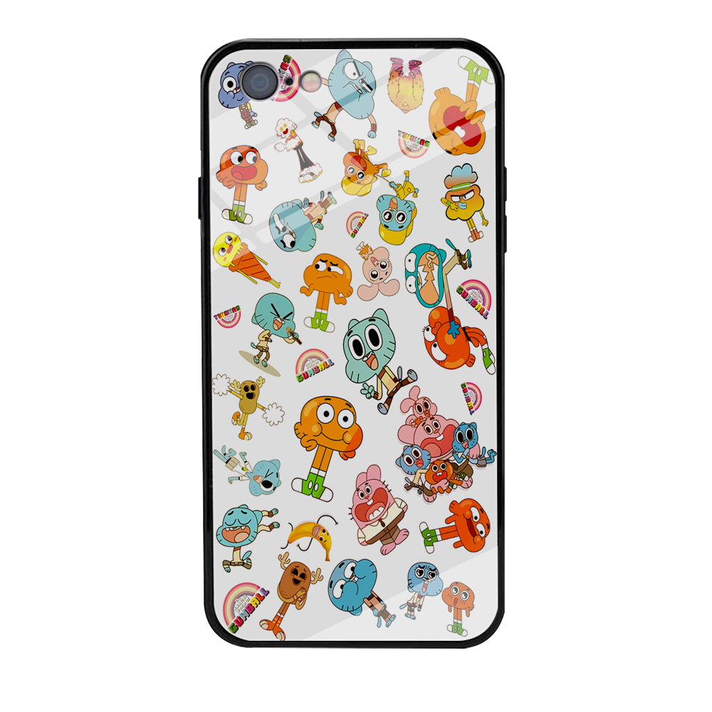 Gumball Doodle iPhone 6 Plus | 6s Plus Case-Phone Case-Tempered Glass Case-Altracase
