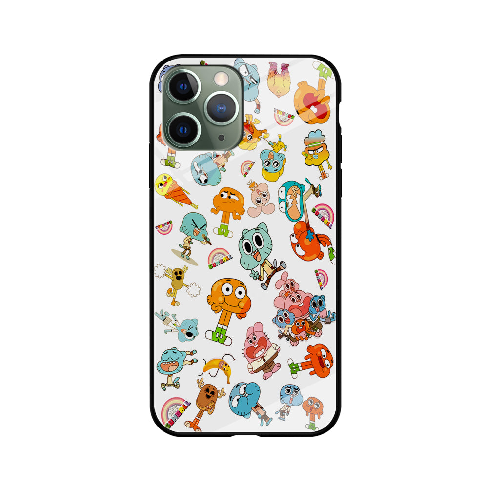 Gumball Doodle iPhone 11 Pro Case-Phone Case-Tempered Glass Case-Altracase
