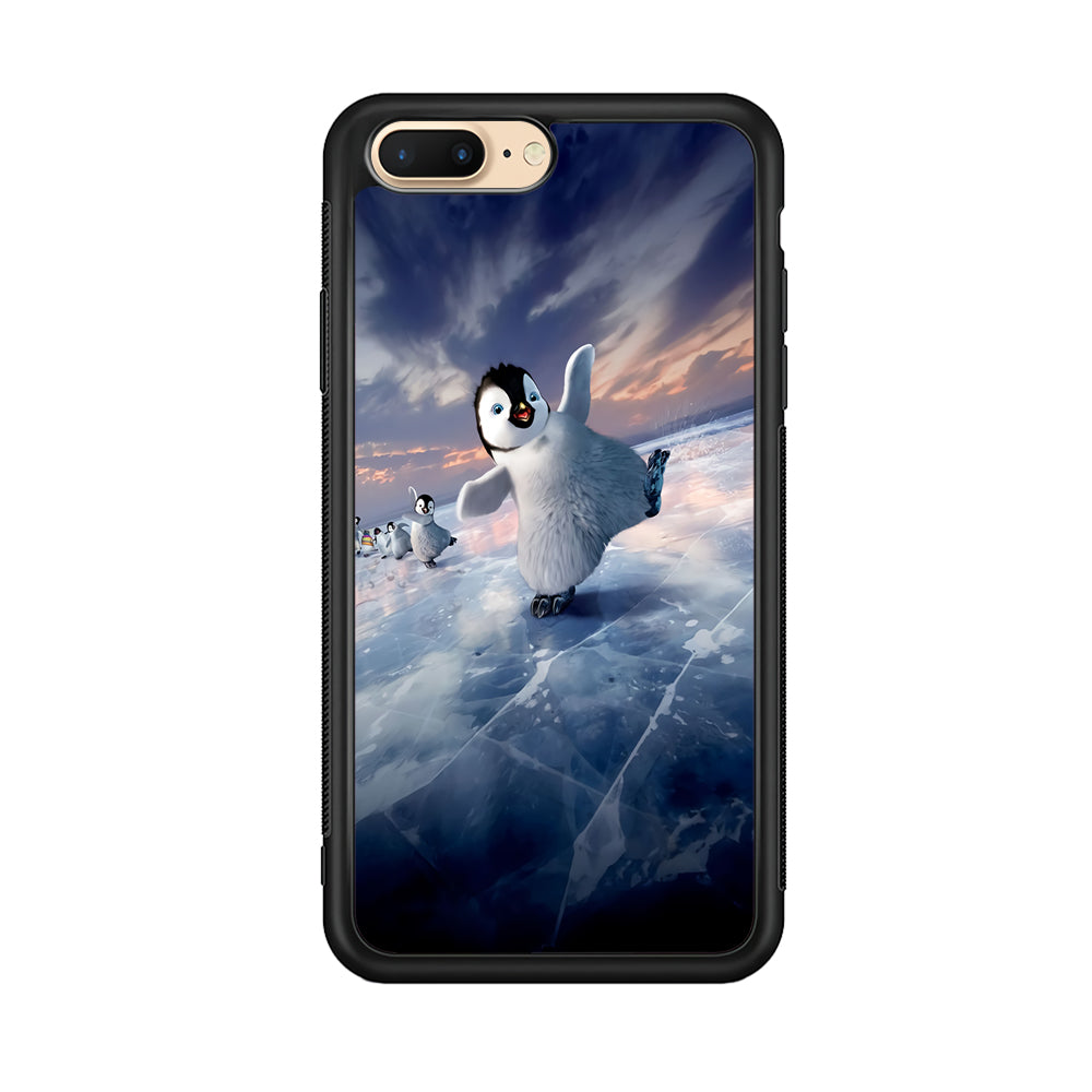 Happy Feet Two iPhone 8 Plus Case-Phone Case-Rubber Black (2D Case)-Altracase