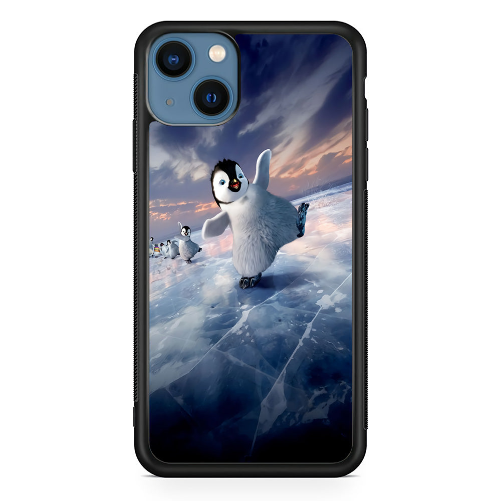 Happy Feet Two iPhone 13 Case-Phone Case-Rubber Black (2D Case)-Altracase
