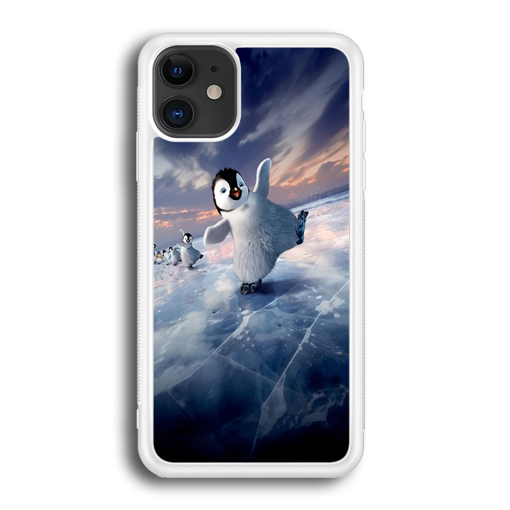 Happy Feet Two iPhone 12 Case-Phone Case-Rubber White (2D Case)-Altracase