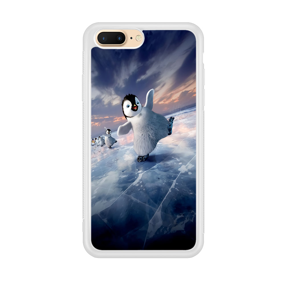 Happy Feet Two iPhone 8 Plus Case-Phone Case-Rubber White (2D Case)-Altracase