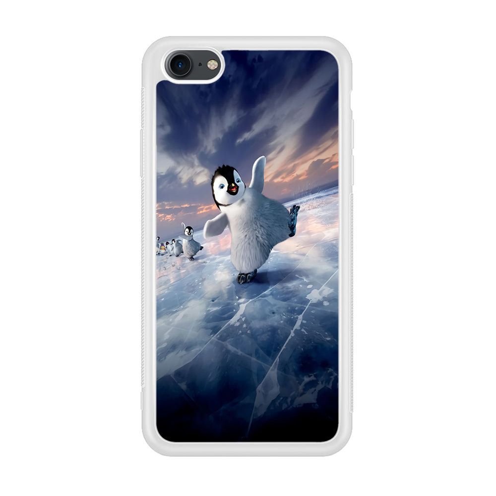 Happy Feet Two iPhone 7 Case-Phone Case-Rubber White (2D Case)-Altracase
