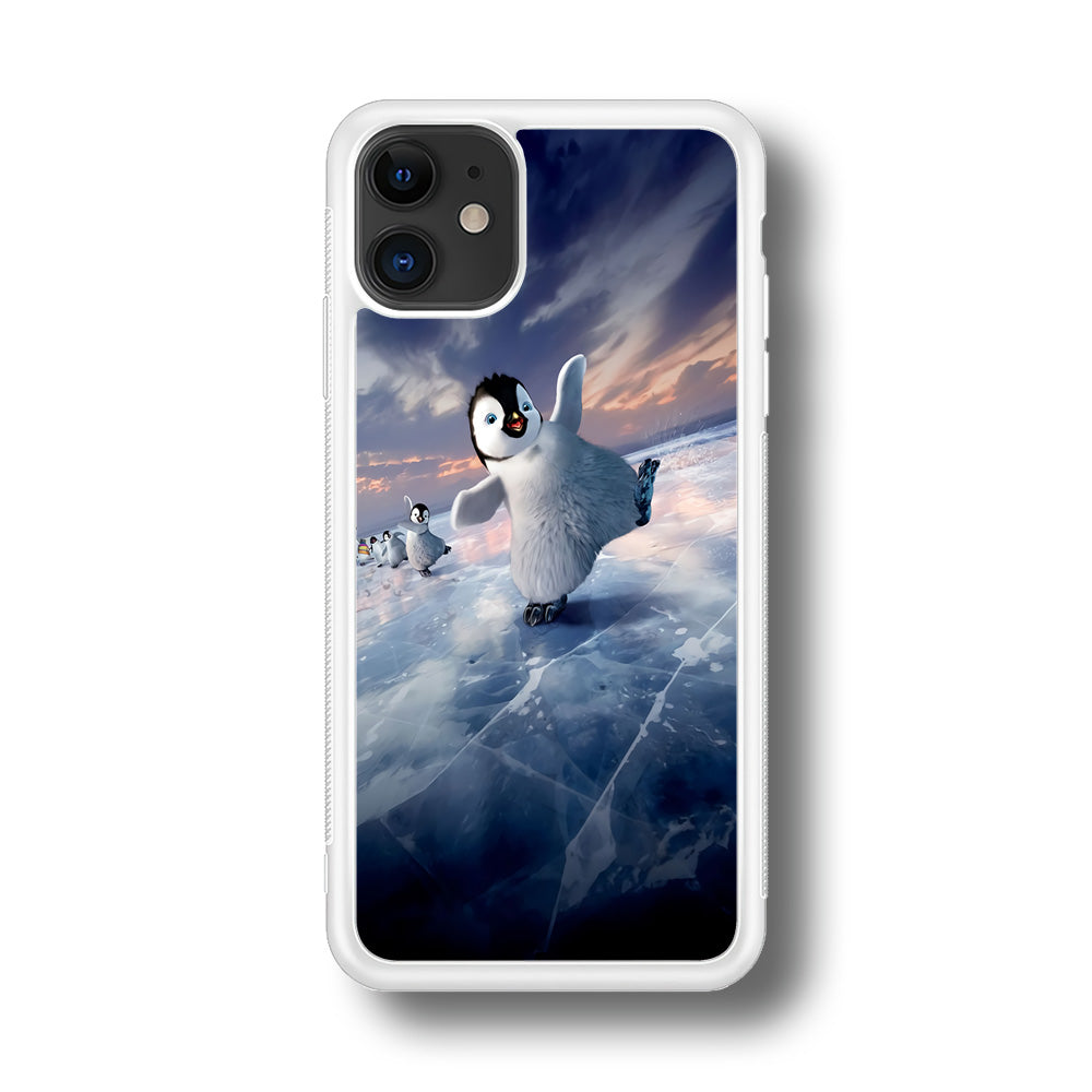 Happy Feet Two iPhone 11 Case-Phone Case-Rubber White (2D Case)-Altracase