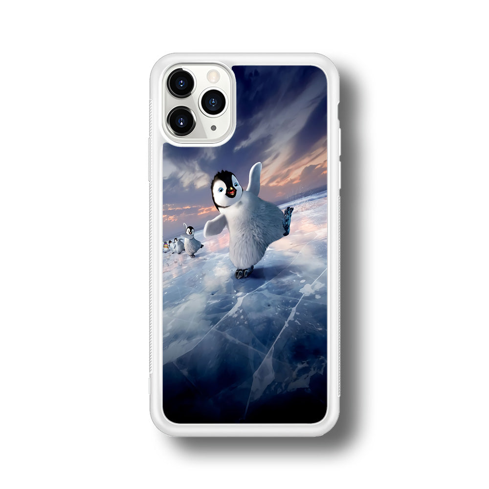 Happy Feet Two iPhone 11 Pro Max Case-Phone Case-Rubber White (2D Case)-Altracase