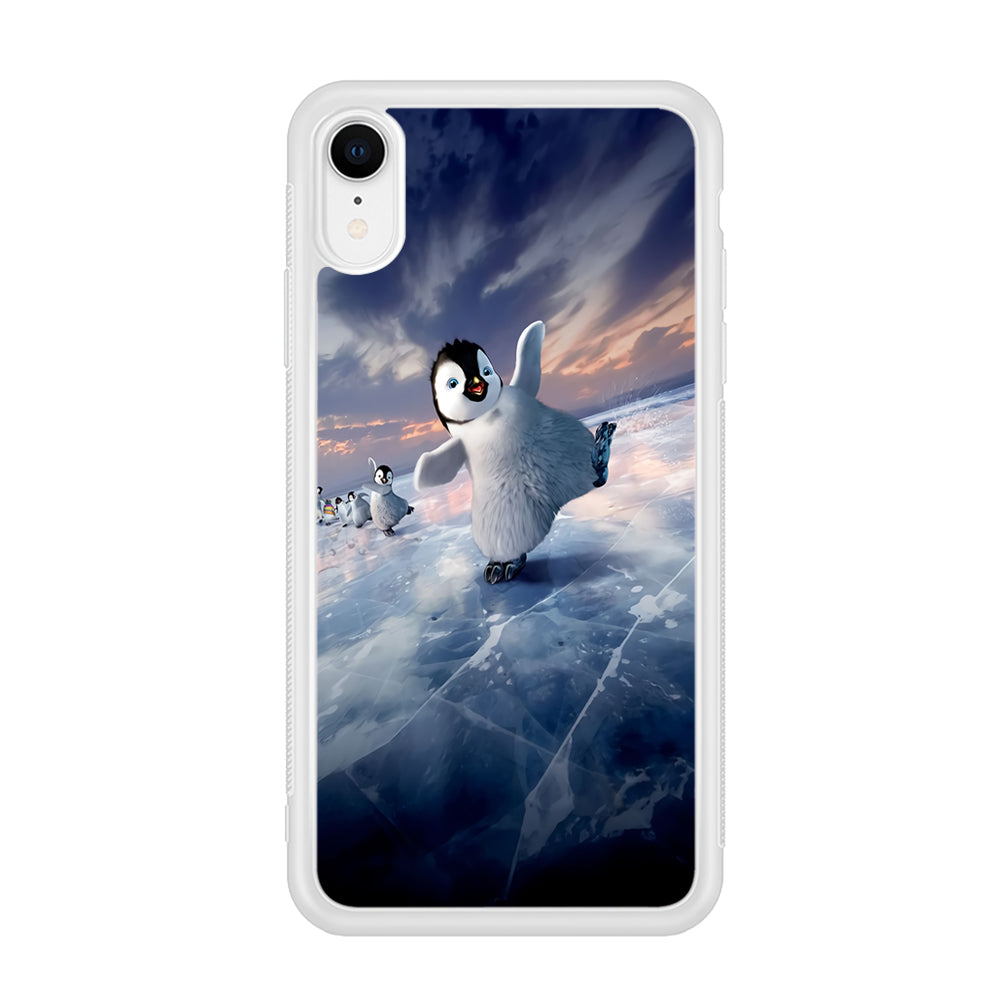 Happy Feet Two iPhone XR Case-Phone Case-Rubber White (2D Case)-Altracase