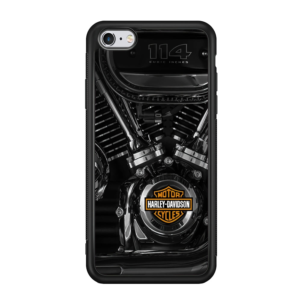 Harley Davidson Engine iPhone 6 Plus | 6s Plus Case-Mobile Phone Case-Rubber Black (2D Case)-Altracase