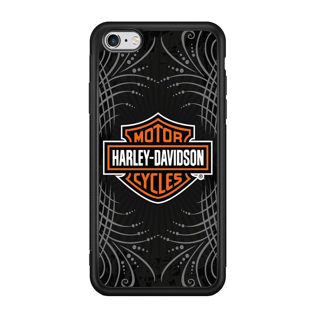 Harley Davidson Grey Motif iPhone 6 | 6s Case-Mobile Phone Case-Rubber Black (2D Case)-Altracase