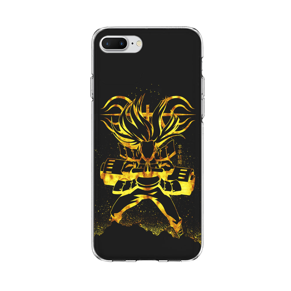 Hashirama Senju Gold iPhone 8 Plus Case-Phone Case-Clear Soft Case-Altracase