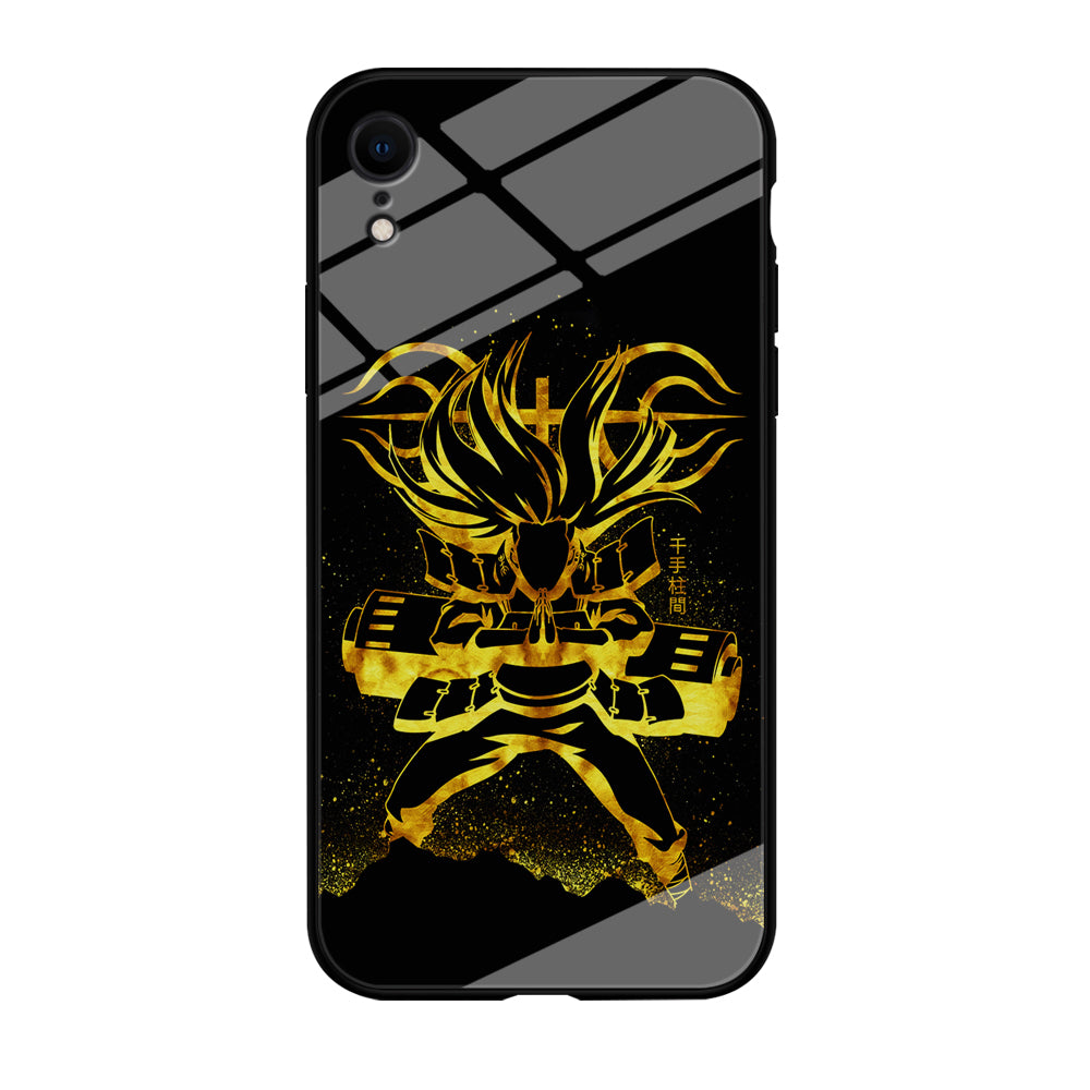 Hashirama Senju Gold iPhone XR Case-Phone Case-Tempered Glass Case-Altracase