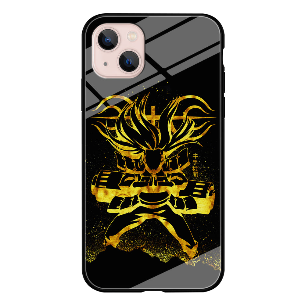 Hashirama Senju Gold iPhone 13 Mini Case-Phone Case-Tempered Glass Case-Altracase