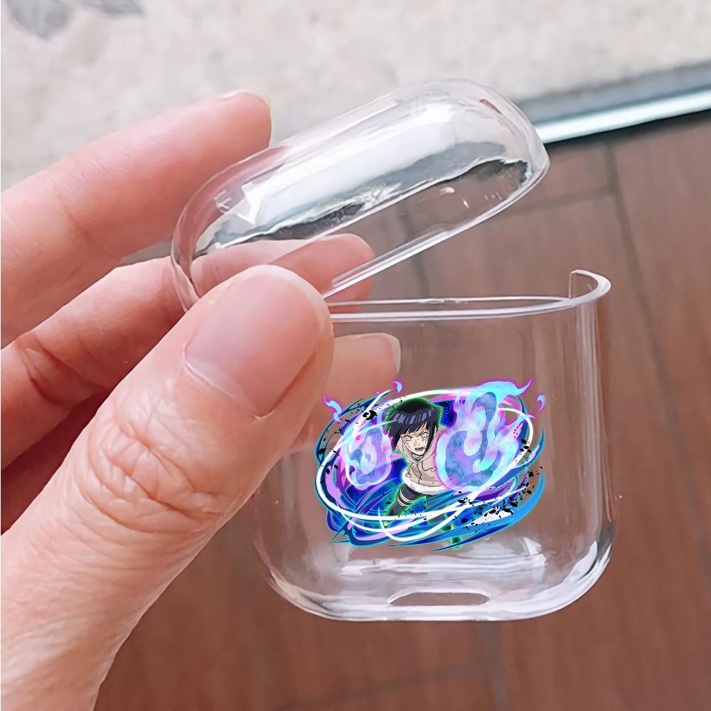 Hinata Hyuuga Hard Plastic Protective Clear Case Cover For Apple Airpods-AirPod Case-Altracase