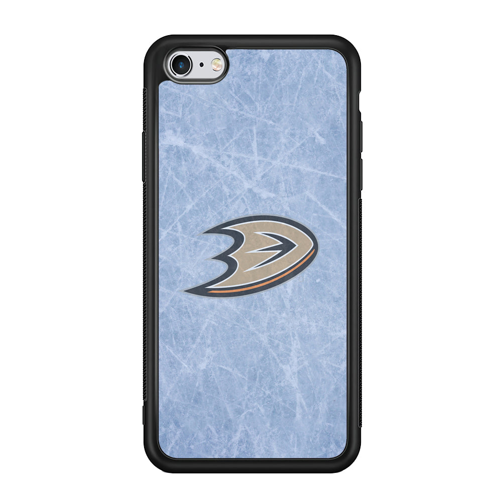 Hockey Anaheim Ducks NHL 001 iPhone 6 Plus | 6s Plus Case-Phone Case-Rubber Black (2D Case)-Altracase