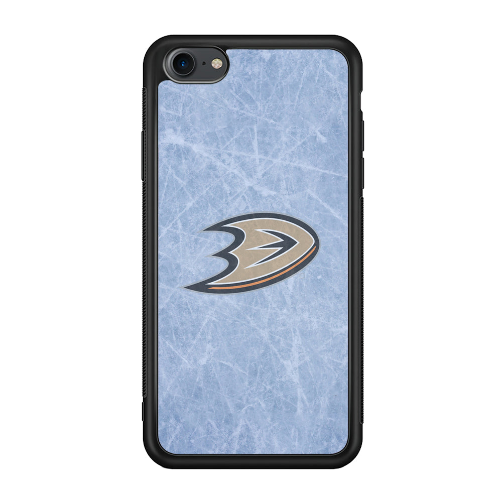 Hockey Anaheim Ducks NHL 001 iPhone 7 Case-Phone Case-Rubber Black (2D Case)-Altracase