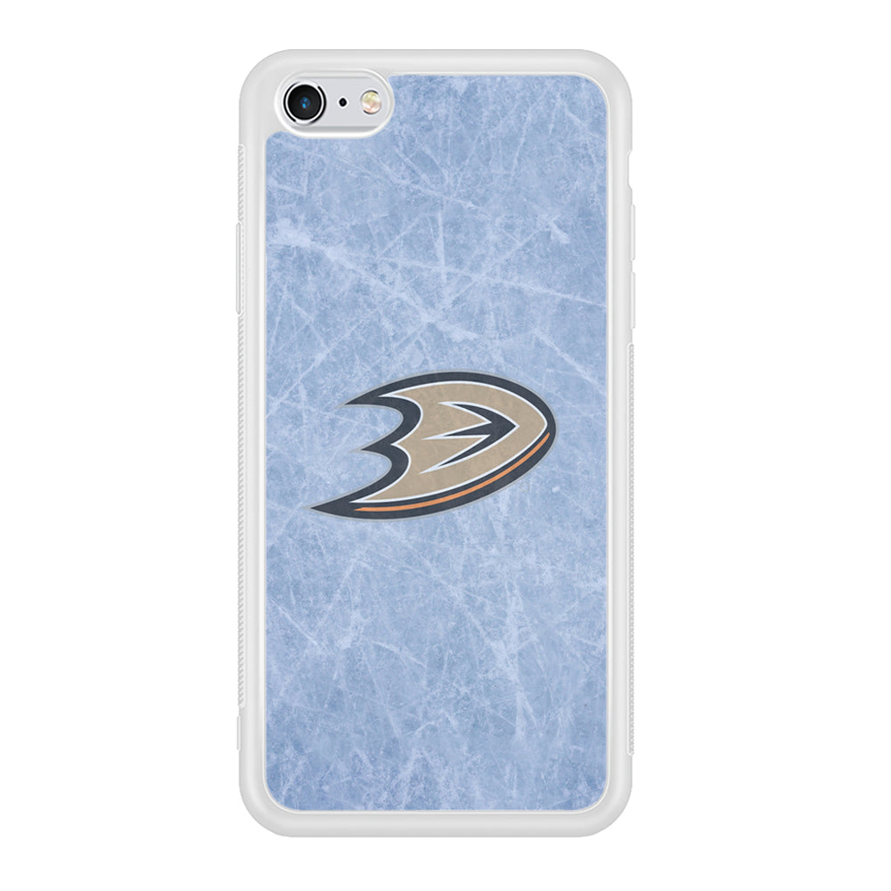Hockey Anaheim Ducks NHL 001 iPhone 6 Plus | 6s Plus Case-Phone Case-Rubber White (2D Case)-Altracase