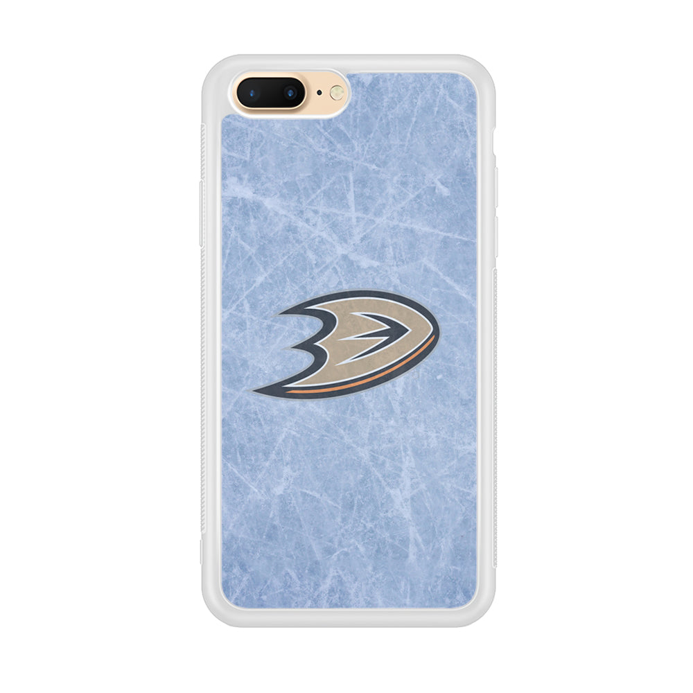 Hockey Anaheim Ducks NHL 001 iPhone 7 Plus Case-Phone Case-Rubber White (2D Case)-Altracase