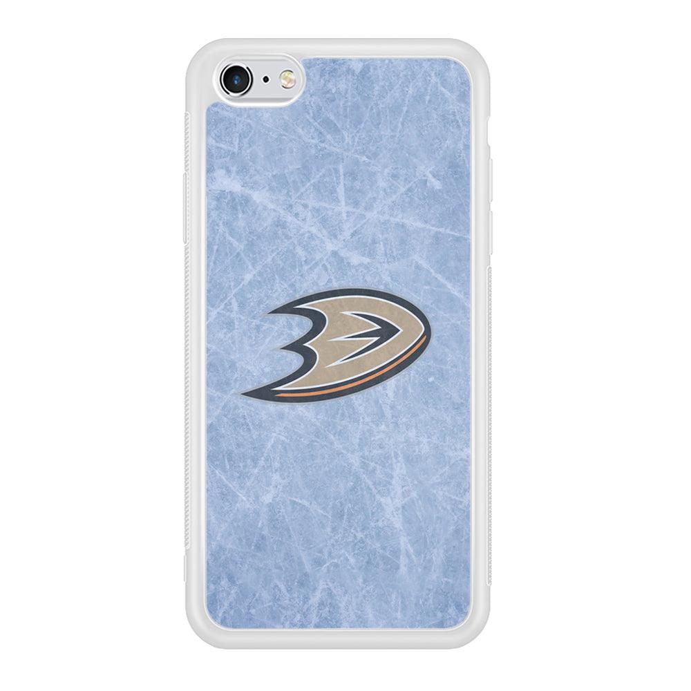 Hockey Anaheim Ducks NHL 001 iPhone 6 | 6s Case-Phone Case-Rubber White (2D Case)-Altracase