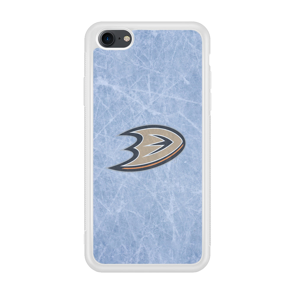 Hockey Anaheim Ducks NHL 001 iPhone 7 Case-Phone Case-Rubber White (2D Case)-Altracase