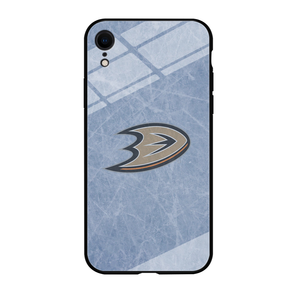 Hockey Anaheim Ducks NHL 001 iPhone XR Case-Phone Case-Tempered Glass Case-Altracase