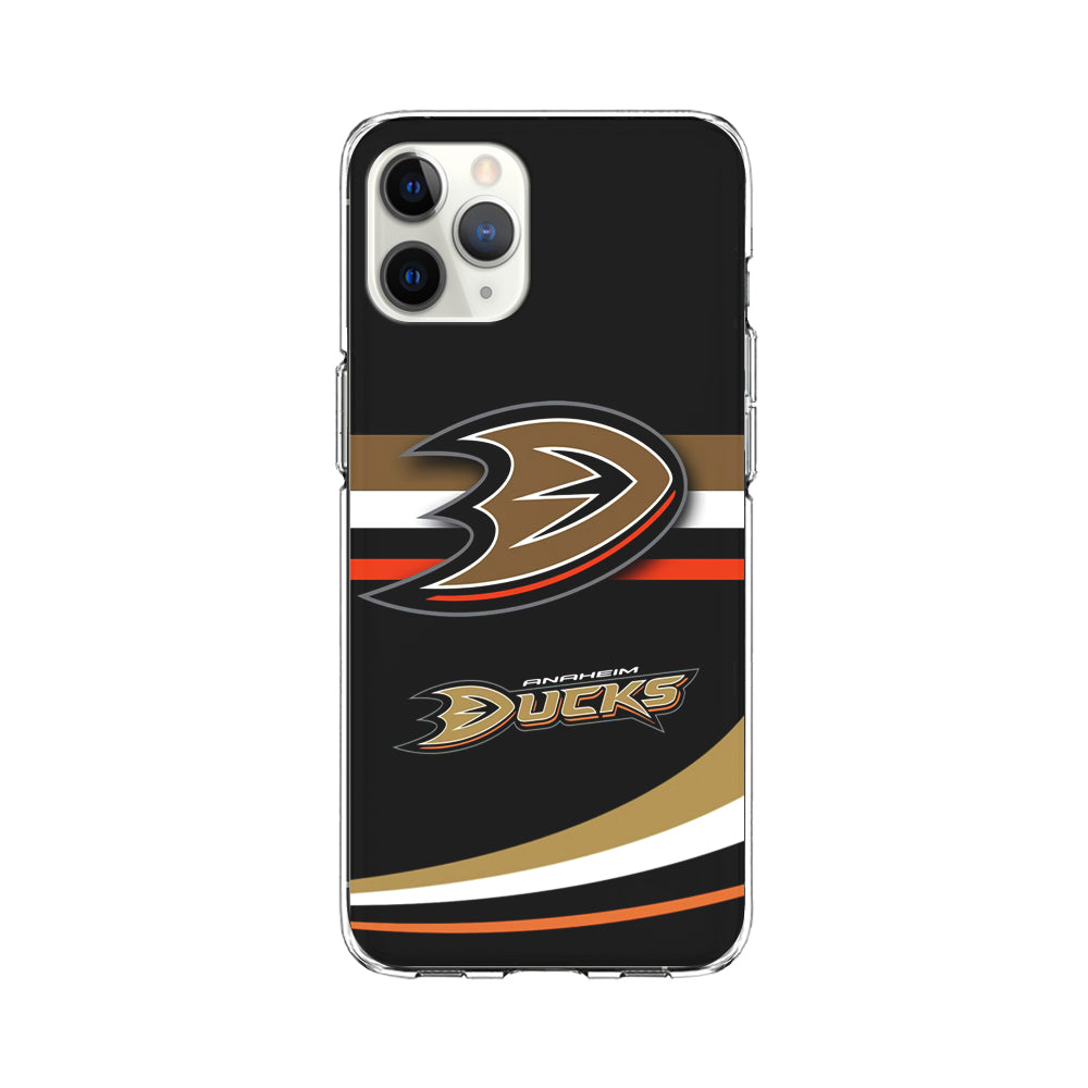 Hockey Anaheim Ducks NHL 002 iPhone 11 Pro Max Case-Phone Case-Clear Soft Case-Altracase