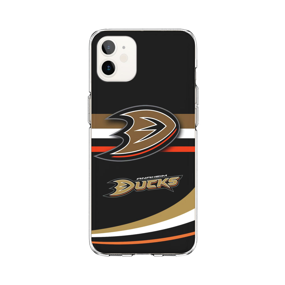 Hockey Anaheim Ducks NHL 002 iPhone 12 Case-Phone Case-Clear Soft Case-Altracase
