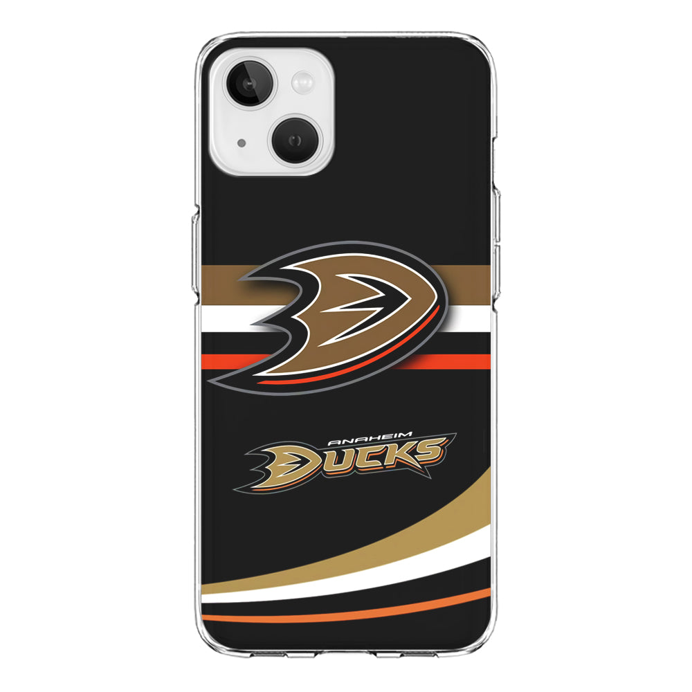 Hockey Anaheim Ducks NHL 002 iPhone 13 Mini Case-Phone Case-Clear Soft Case-Altracase