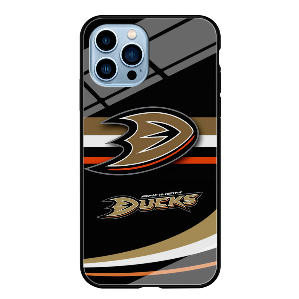 Hockey Anaheim Ducks NHL 002 iPhone 15 Pro Case-Phone Case-Tempered Glass Case-Altracase