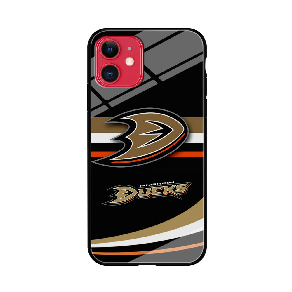 Hockey Anaheim Ducks NHL 002 iPhone 11 Case-Phone Case-Tempered Glass Case-Altracase