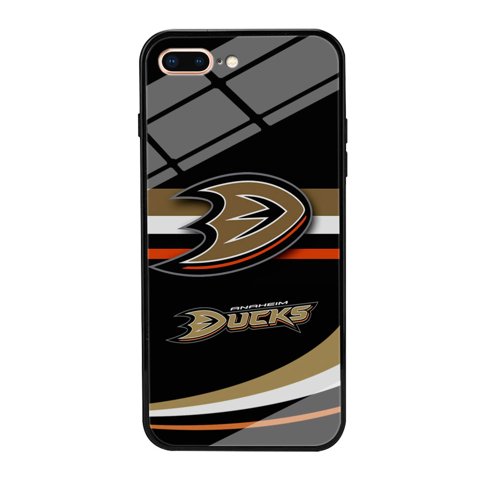 Hockey Anaheim Ducks NHL 002 iPhone 8 Plus Case-Phone Case-Tempered Glass Case-Altracase