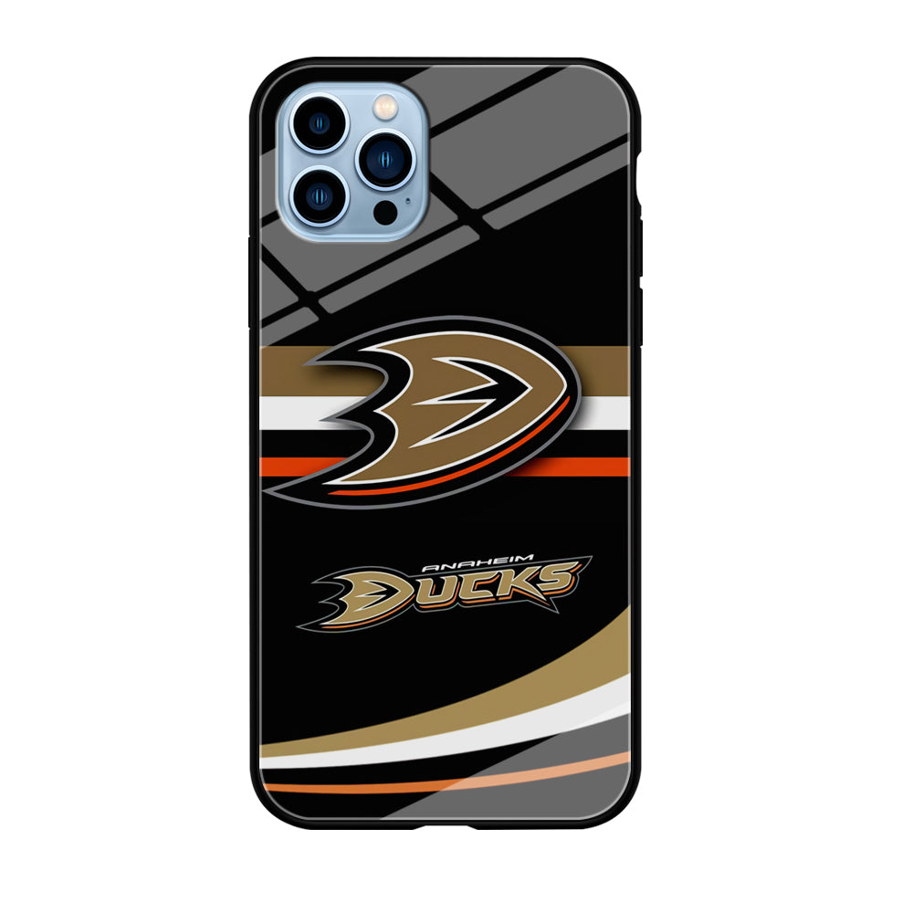 Hockey Anaheim Ducks NHL 002 iPhone 12 Pro Max Case-Phone Case-Tempered Glass Case-Altracase