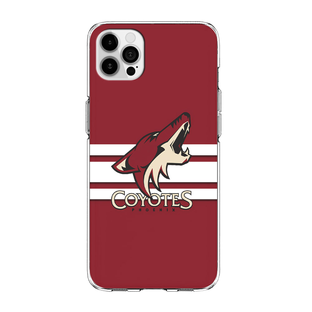 Hockey Arizona Coyotes NHL 001 iPhone 15 Pro Max Case-Phone Case-Clear Soft Case-Altracase