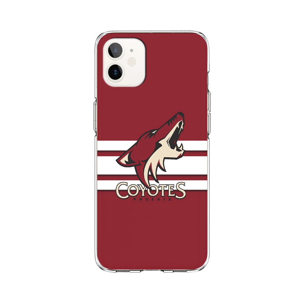 Hockey Arizona Coyotes NHL 001 iPhone 12 Mini Case-Phone Case-Clear Soft Case-Altracase