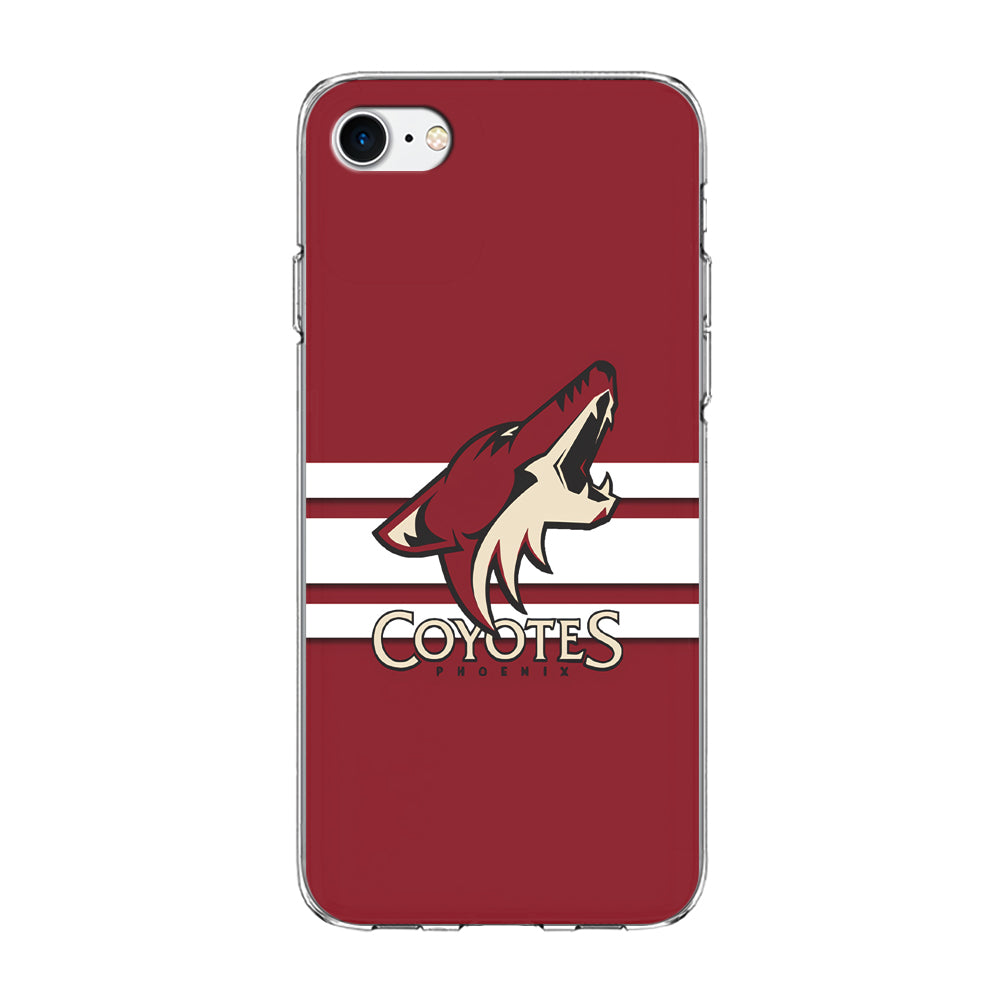 Hockey Arizona Coyotes NHL 001 iPhone 7 Case-Phone Case-Clear Soft Case-Altracase