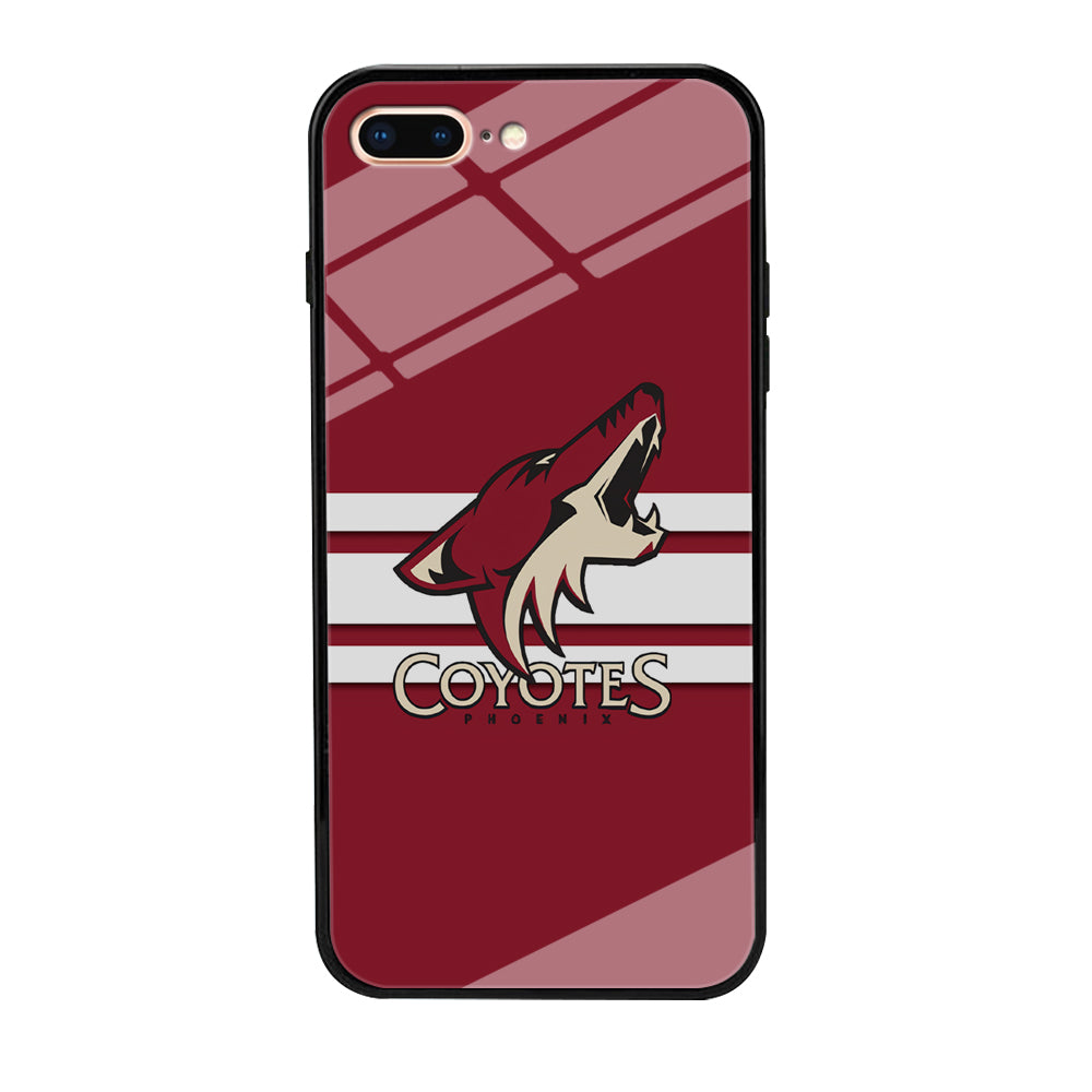 Hockey Arizona Coyotes NHL 001 iPhone 7 Plus Case-Phone Case-Tempered Glass Case-Altracase