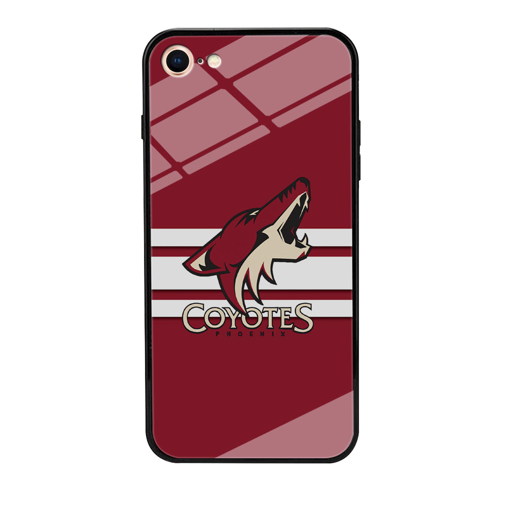Hockey Arizona Coyotes NHL 001 iPhone 7 Case-Phone Case-Tempered Glass Case-Altracase