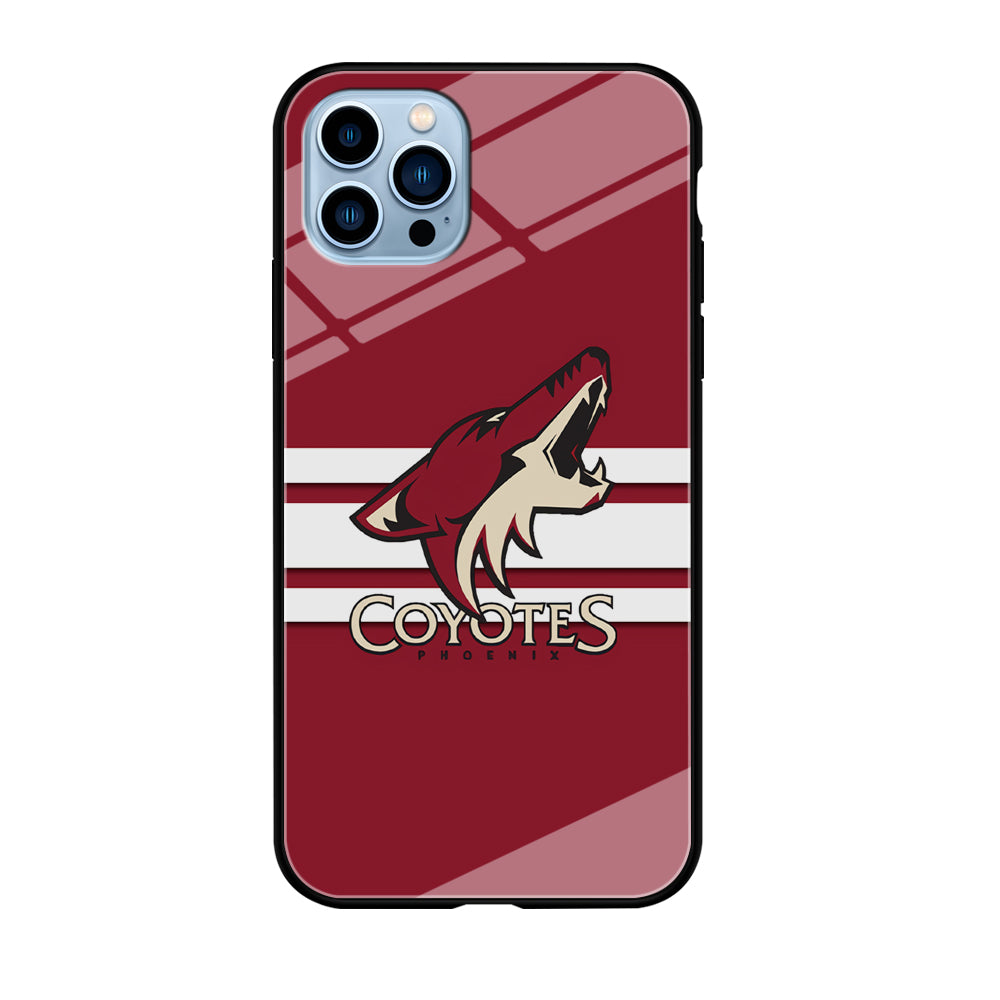 Hockey Arizona Coyotes NHL 001 iPhone 12 Pro Max Case-Phone Case-Tempered Glass Case-Altracase