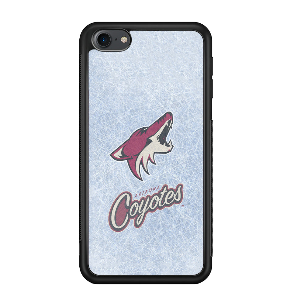 Hockey Arizona Coyotes NHL 002 iPod Touch 6 Case-Phone Case-Rubber White (2D Case)-Altracase