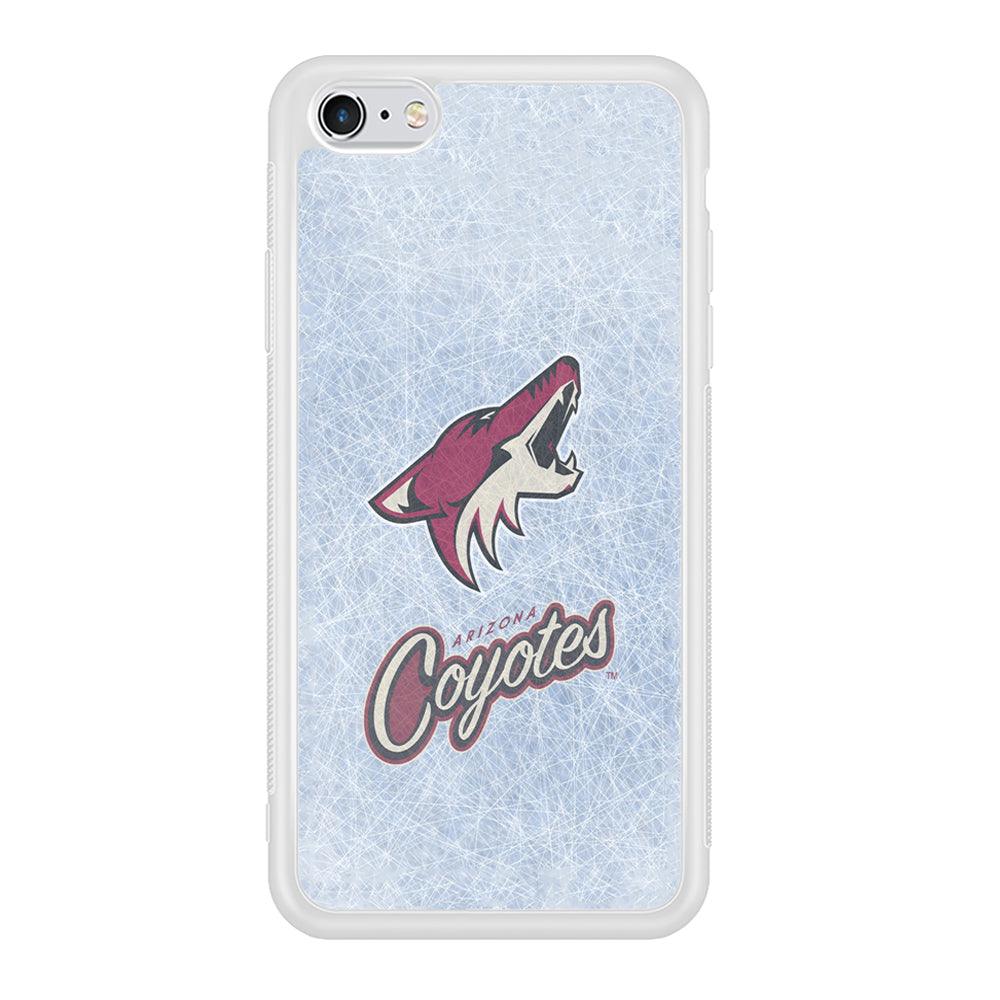 Hockey Arizona Coyotes NHL 002 iPhone 6 | 6s Case-Phone Case-Rubber White (2D Case)-Altracase