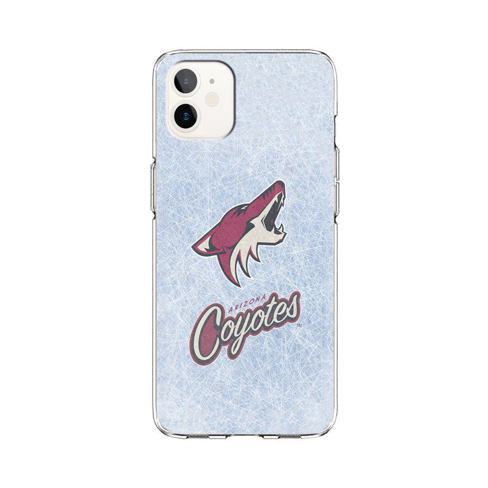 Hockey Arizona Coyotes NHL 002 iPhone 12 Case-Phone Case-Clear Soft Case-Altracase