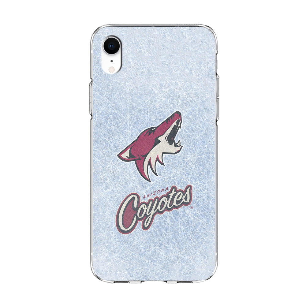 Hockey Arizona Coyotes NHL 002 iPhone XR Case-Phone Case-Clear Soft Case-Altracase