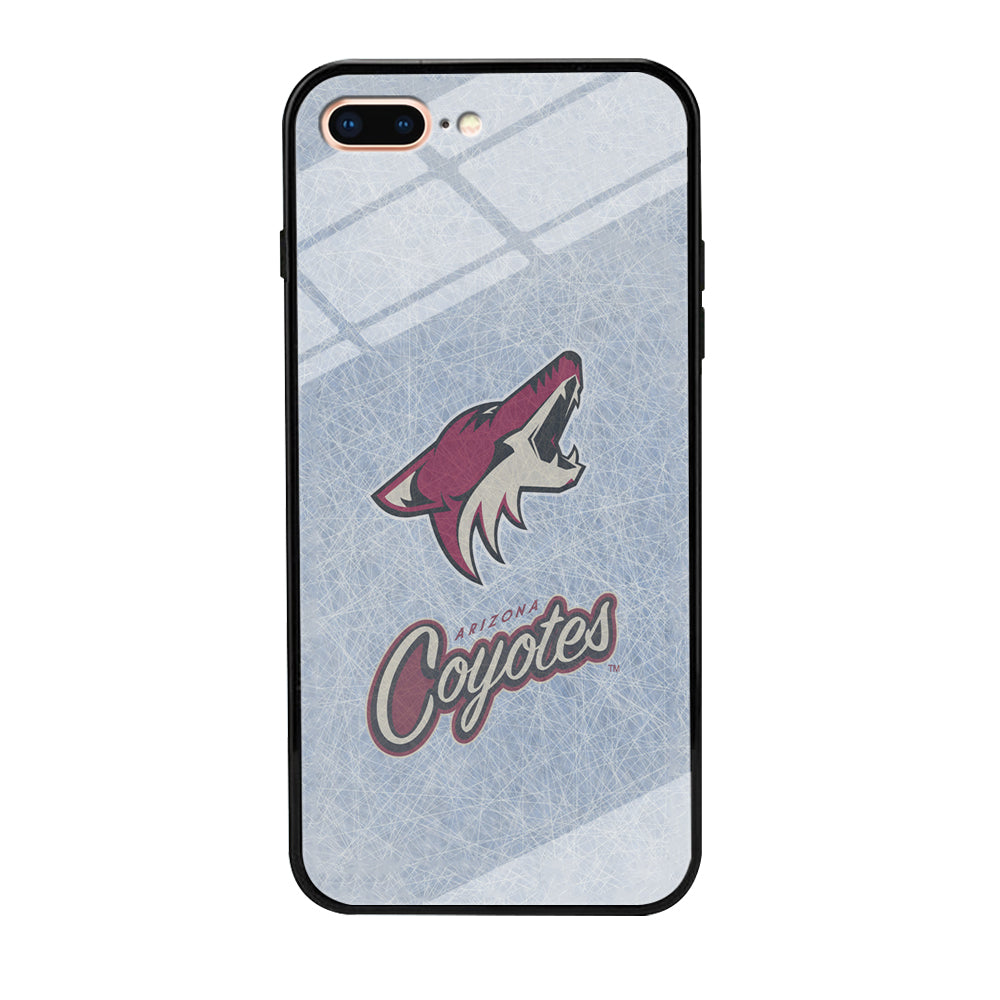 Hockey Arizona Coyotes NHL 002 iPhone 8 Plus Case-Phone Case-Tempered Glass Case-Altracase