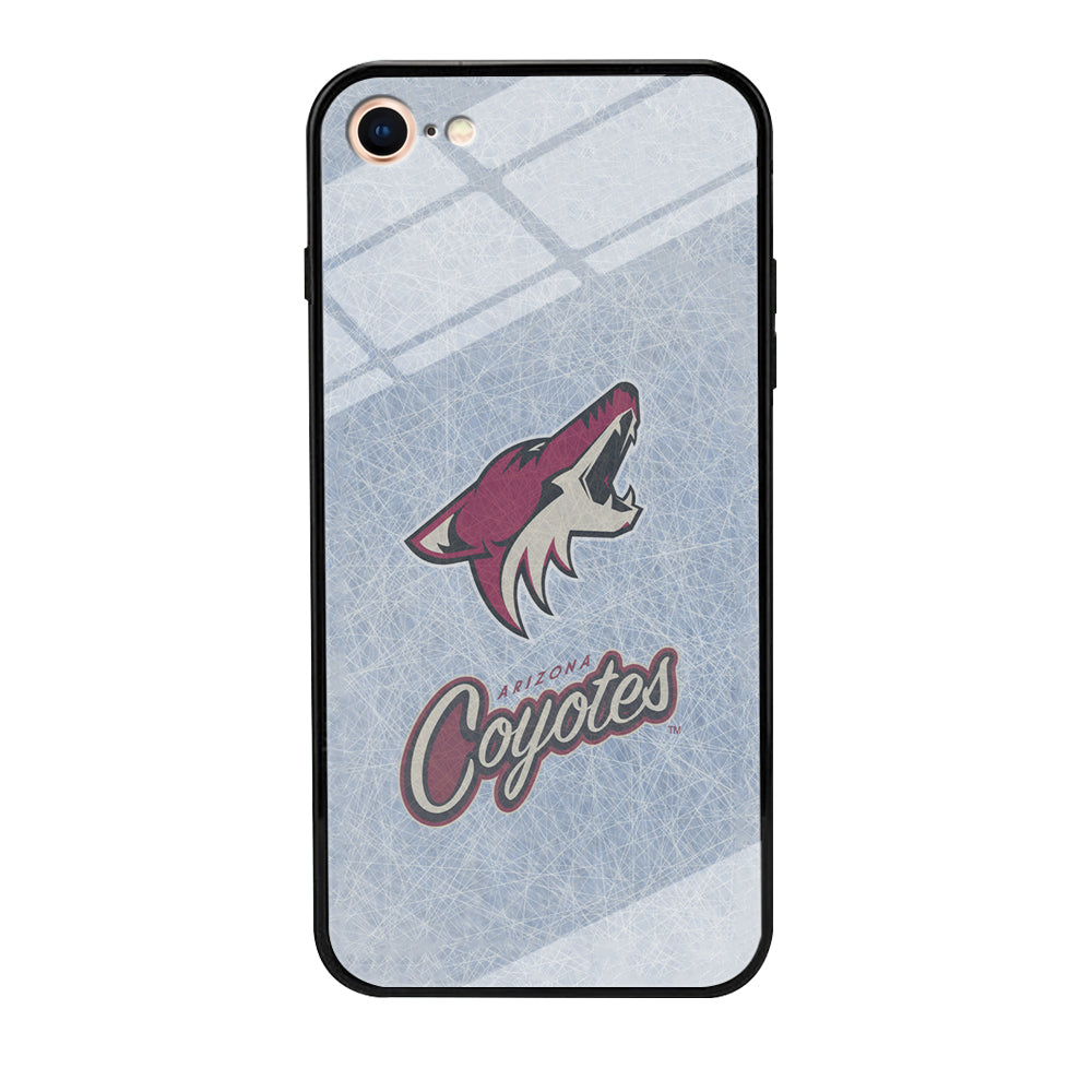 Hockey Arizona Coyotes NHL 002 iPhone 7 Case-Phone Case-Tempered Glass Case-Altracase