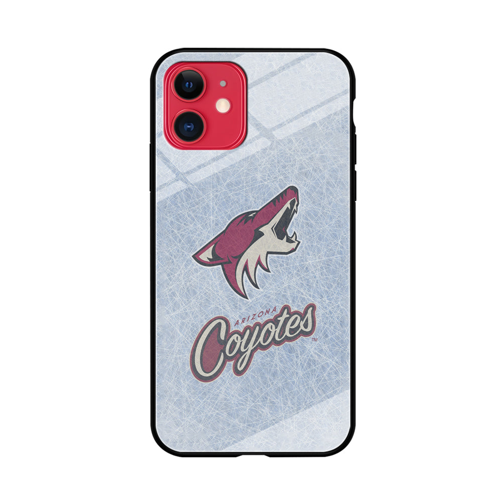 Hockey Arizona Coyotes NHL 002 iPhone 11 Case-Phone Case-Tempered Glass Case-Altracase