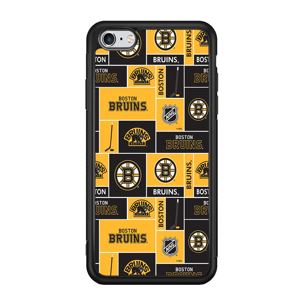 Hockey Boston Bruins NHL 001 iPhone 6 | 6s Case-Phone Case-Rubber Black (2D Case)-Altracase