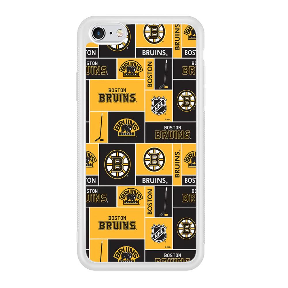 Hockey Boston Bruins NHL 001 iPhone 6 | 6s Case-Phone Case-Rubber White (2D Case)-Altracase