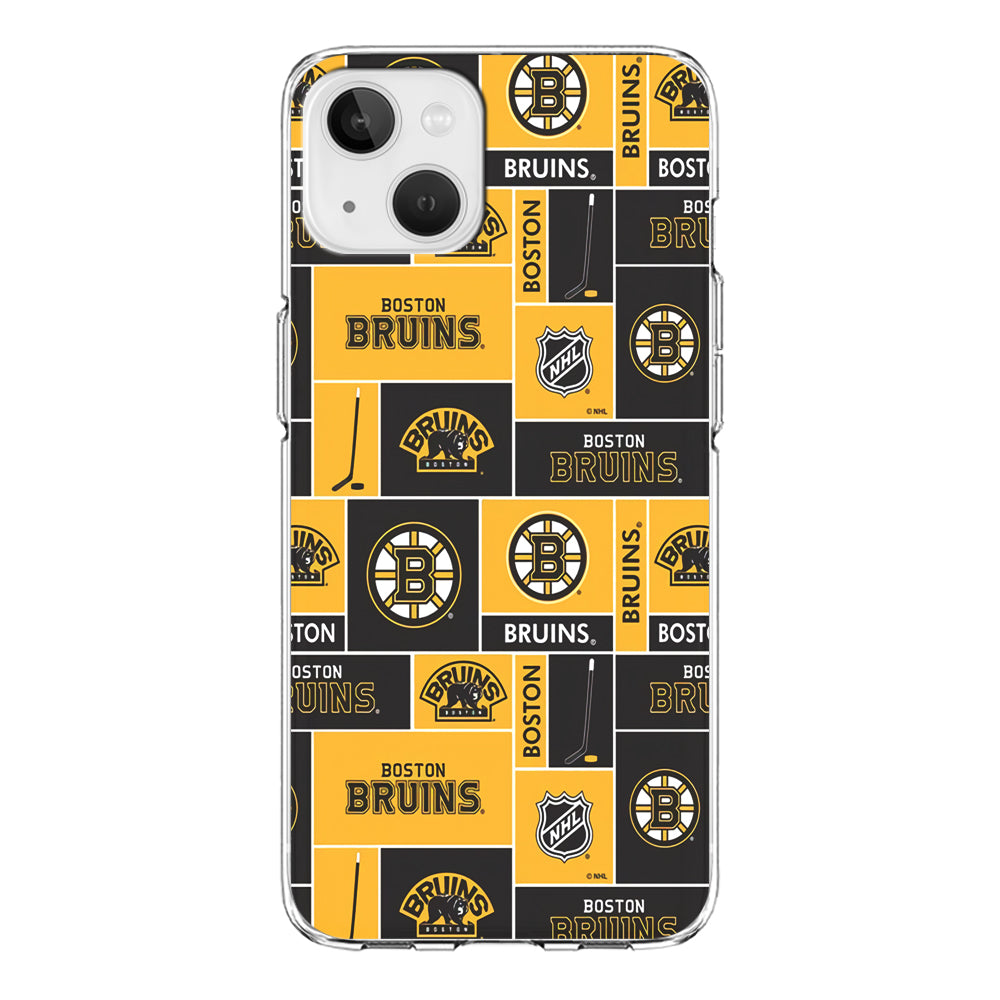 Hockey Boston Bruins NHL 001 iPhone 15 Case-Phone Case-Clear Soft Case-Altracase